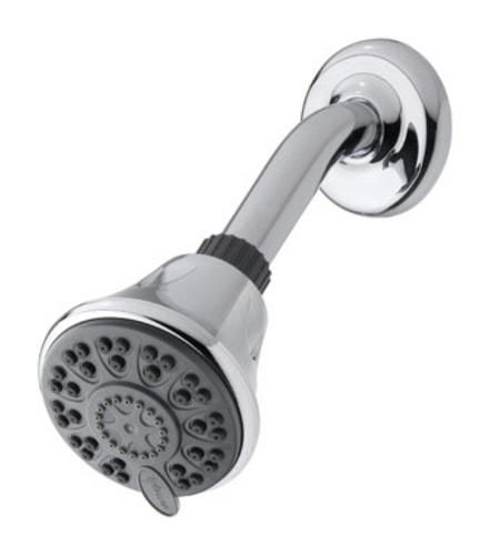 Waterpik ETC-413 Fixed Mount Showerhead, 4 Spray, Chrome Finish