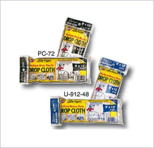 Jiffy Products U-912-48 Plastic Drop Cloth 9&#039; x 12&#039;