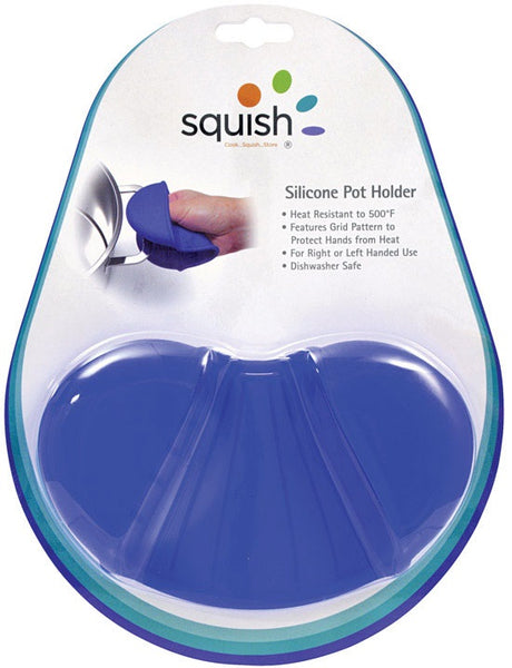Squish 41083 Silicone Pot Holder, Blue