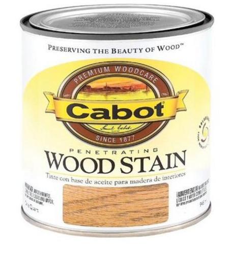 Cabot  8132  Interior Oil Wood Stain, 1 Quart, Ebony