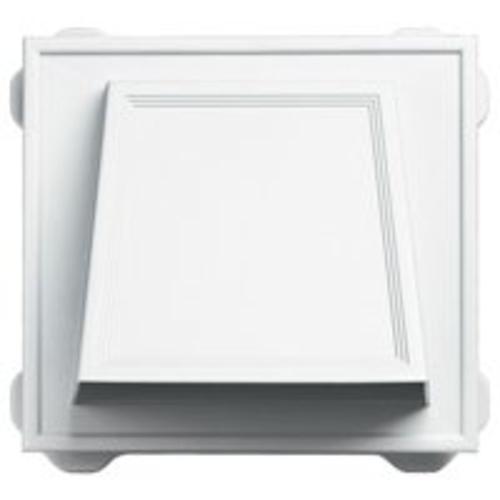 Builders Edge 140056774001 Hooded Vent 6", White