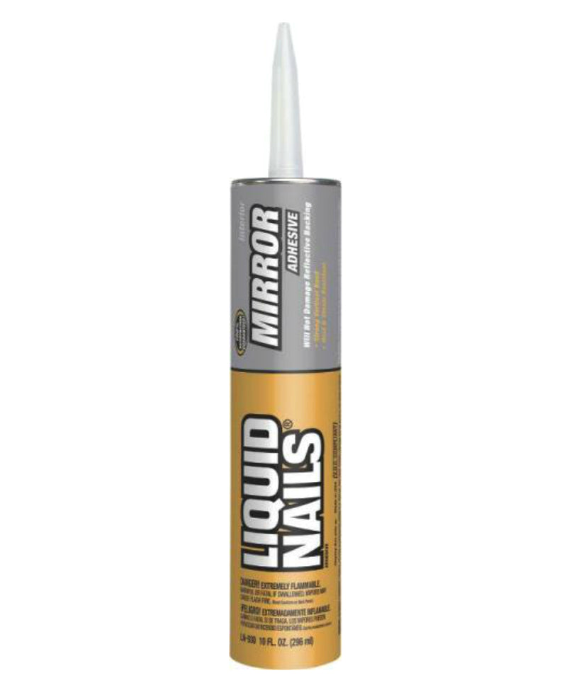 Liquid Nails LN930 Mirrors Adhesive, Stays Flexible,10.5 Oz,Tan