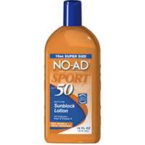 No-Ad 220 Sports Sunblock Lotion, SPF 50, 16 Oz