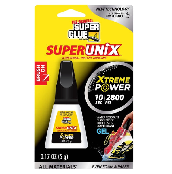 Super Glue 11710527 Superunix 11710527 Universal Instant Adhesive, 5 g Tube