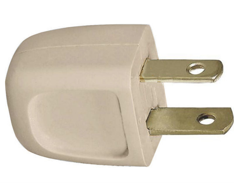 Pass & Seymour 2601WBPCC10 Safety Grip Plug, 10 amp, 125 volt