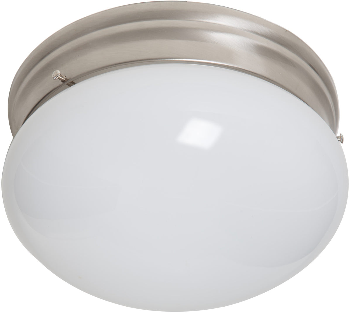 Boston Harbor F14BB02-8005-BN Flush Ceiling Light Fixture, Brushed Nickel