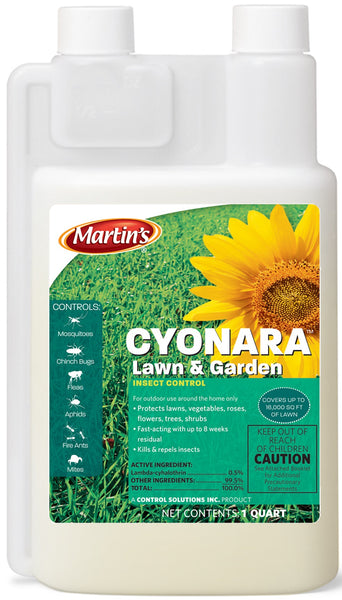 Martin&#039;s 82031984 Cyonara Lawn & Garden Insect Control Concentrate, Quart