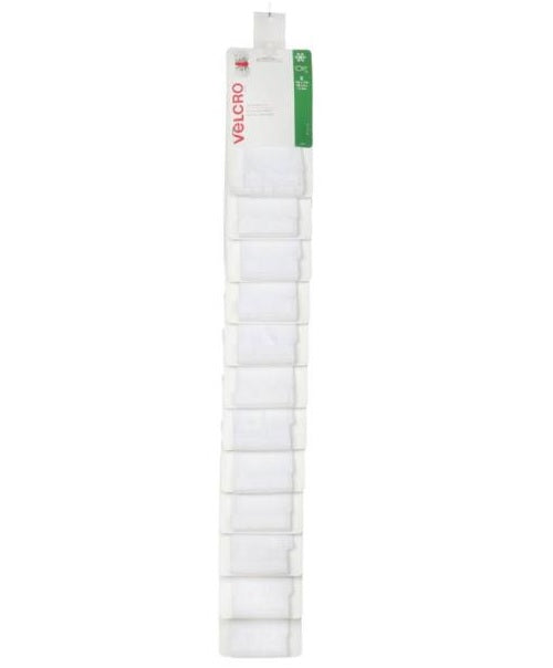 Velcro 91832ACS Adjustable Holiday Tie, 15" x 1/2", White