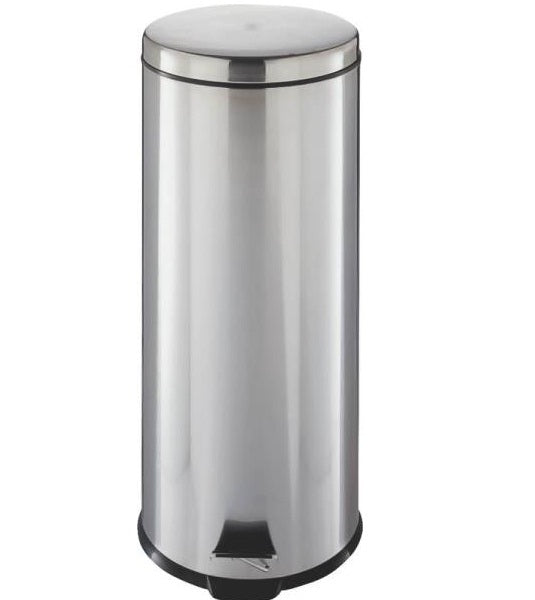 Simple Spaces LYP30F3-3L Step Trash Can, Round, 7.93 Gallon