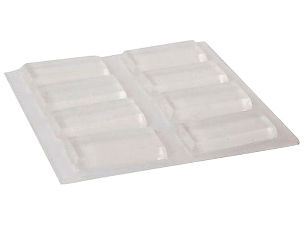 Shepherd Hardware 9963 Surface Gard Adhesive Bumper Pads, 1/2" x 1", Clear