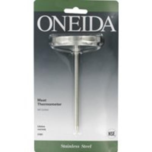 Oneida 21001 Large Dial Meat Thermometer, Stainless Steel
