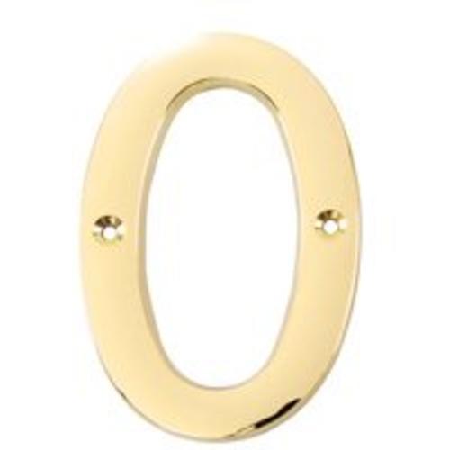 Mintcraft N-Z050PB House Number #0 4" Sb Finish