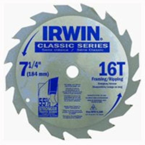 Irwin Classic 25030 Circular Saw Blades, 7-1/4" x 16 T