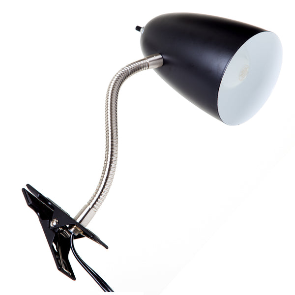 Boston Harbor TL-CL-170-BLACK33 Flexible Clip-On Table Lamp, Black