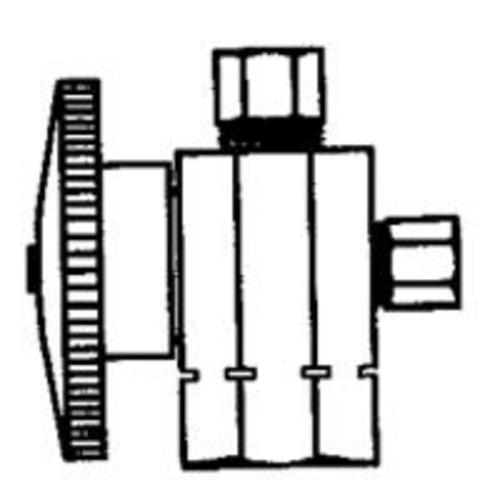 Plumb Pak PP2901VLF Quarter Turn 3-Way Water Supply Line Valve, 1/2"x3/8"x3/8"