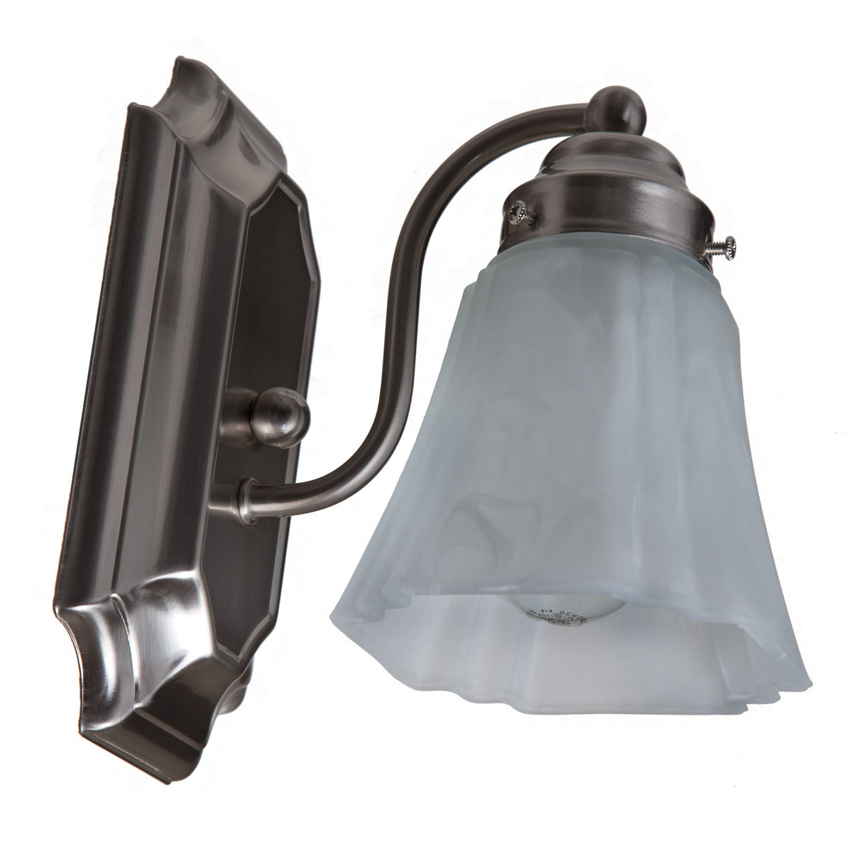 Boston Harbor RF-V-041-BN-3L One Light Vanity Wall Fixture, Satin Nickel