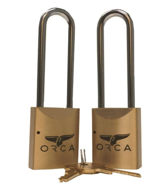 ORCA ORCLBR Cooler Locks, Brass, 3 Pack
