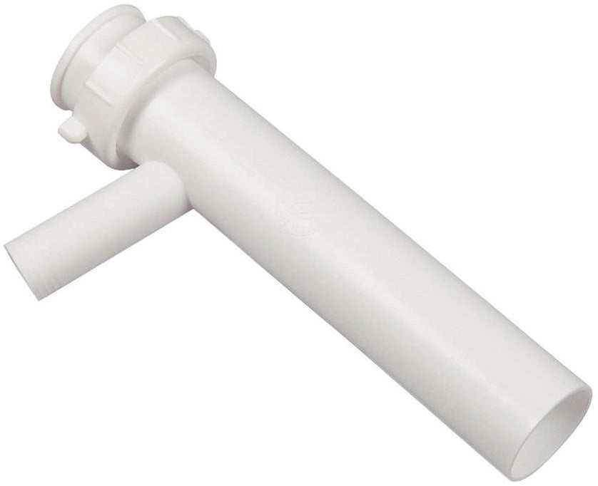 Danco 94023 Dishwasher Tailpiece, 1-1/2" O.D. x 8", White