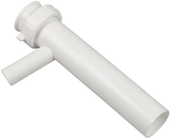 Danco 94023 Dishwasher Tailpiece, 1-1/2" O.D. x 8", White