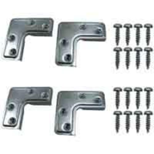 Mintcraft BHA-002 Brt Zinc Screen Door Corner Brace