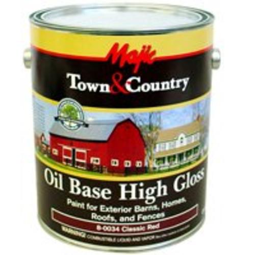 Majic 8-0034-1 Exterior Oil Paint Gallon ,Red