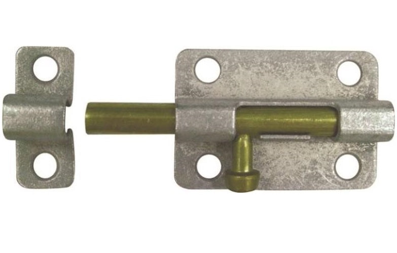 Prosource 20473MGS-PS Barrel Bolt, 4", Galvinized