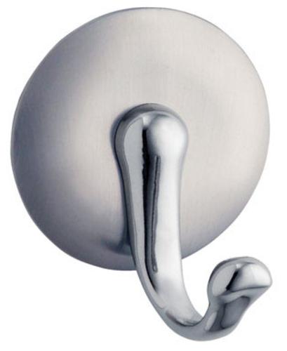 InterDesign 55070 York Self Adhesive Hook, Medium, Set of 2