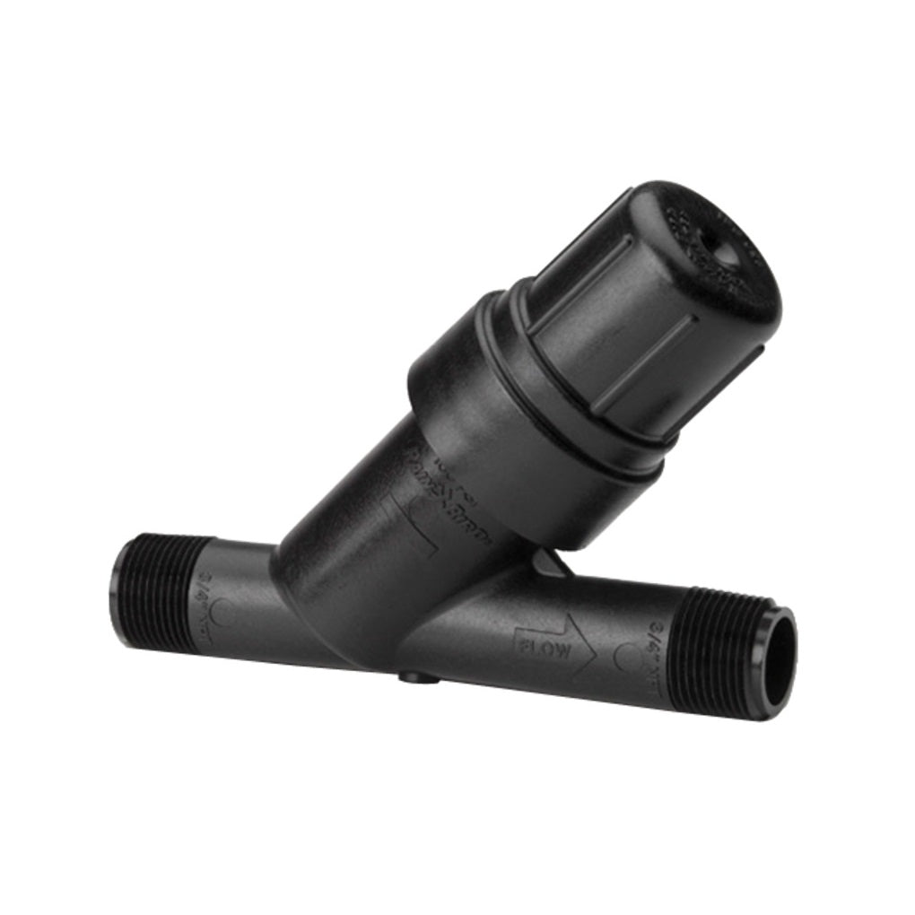 Rain Bird RBY075S Inline Filter for Drip Irrigation, Black, 3/4 in