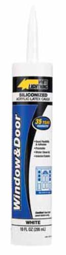 White Lightning 30600 Window & Door Acrylic Latex Caulk 10.5 Oz. - White