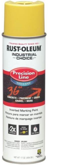 Rust-Oleum 203034 Marking Water Based Spray, 17 Oz