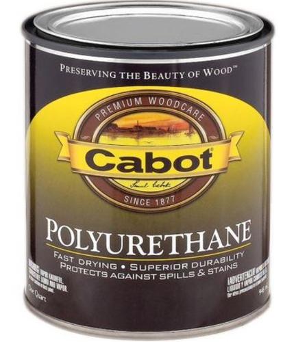 Cabot 144.0018012.005 Interior Oil-Based Polyurethane, 1 Quart, Satin