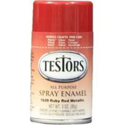 Testor 1629 Spray Enamel Red 3Oz