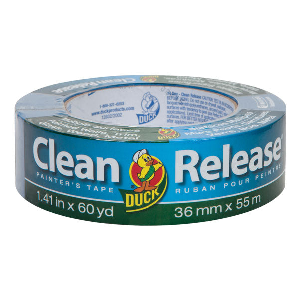 Duck 240194 Clean Release Multiple Surfaces Painter's Tape, 1.41" x 60 yd