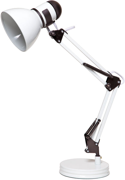 Boston Harbor TL-WK-134E-WH-3L Swing Arm Desk Lamp, White