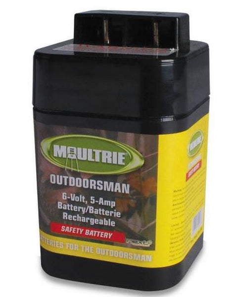 Moultrie MFH-SRB6 Rechargeable Battery With Safety Top, 6 Volt, 5 Amp