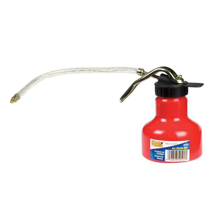 Plews 50-592 Plastic Pistol Oiler With 7.5" Flex Spout, 6 Oz