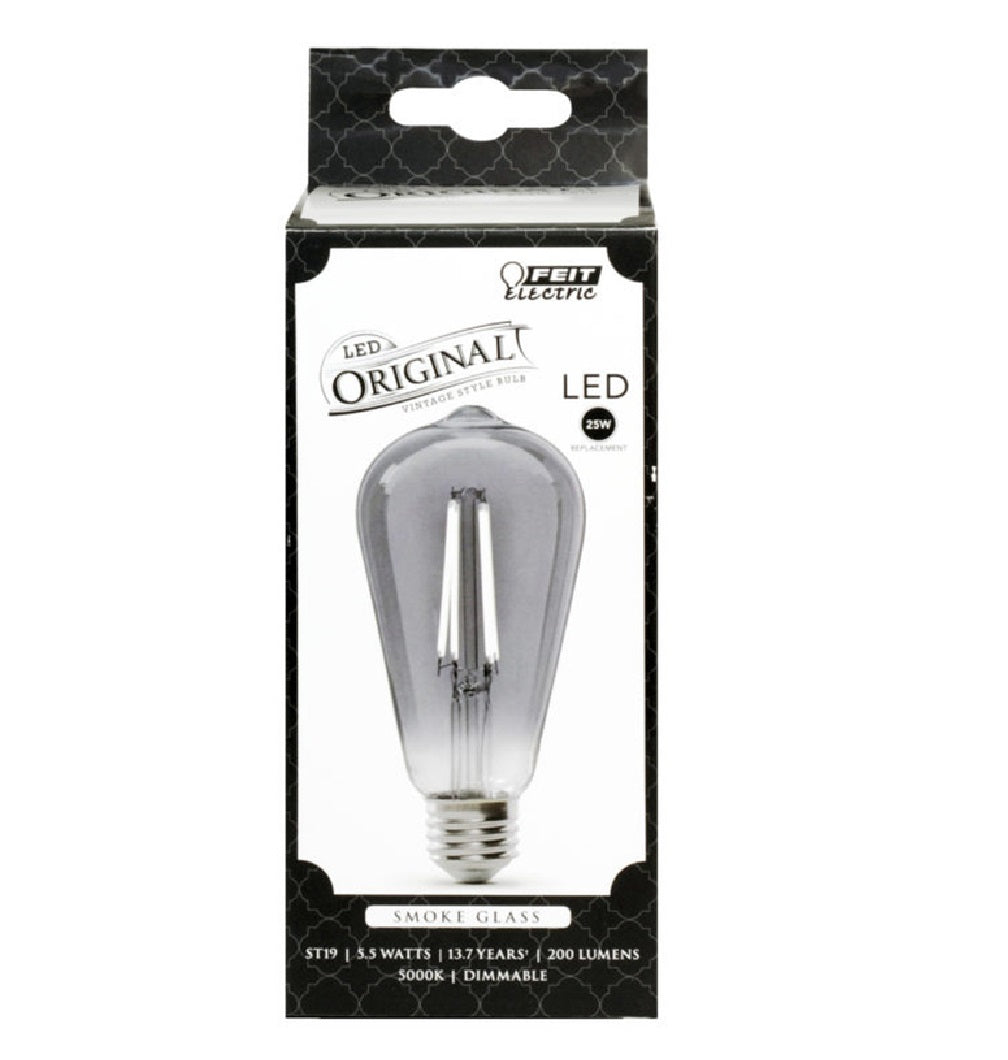 Feit Electric ST19/SMK/VG/LED Original Vintage Dimmable LED Bulb, 5.5 W