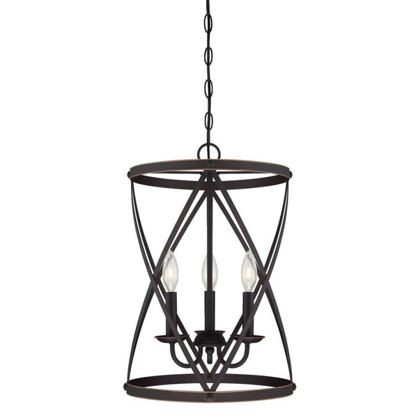Westinghouse 63037 Isadora 3-Light Chandelier, Oil Rubbed Bronze