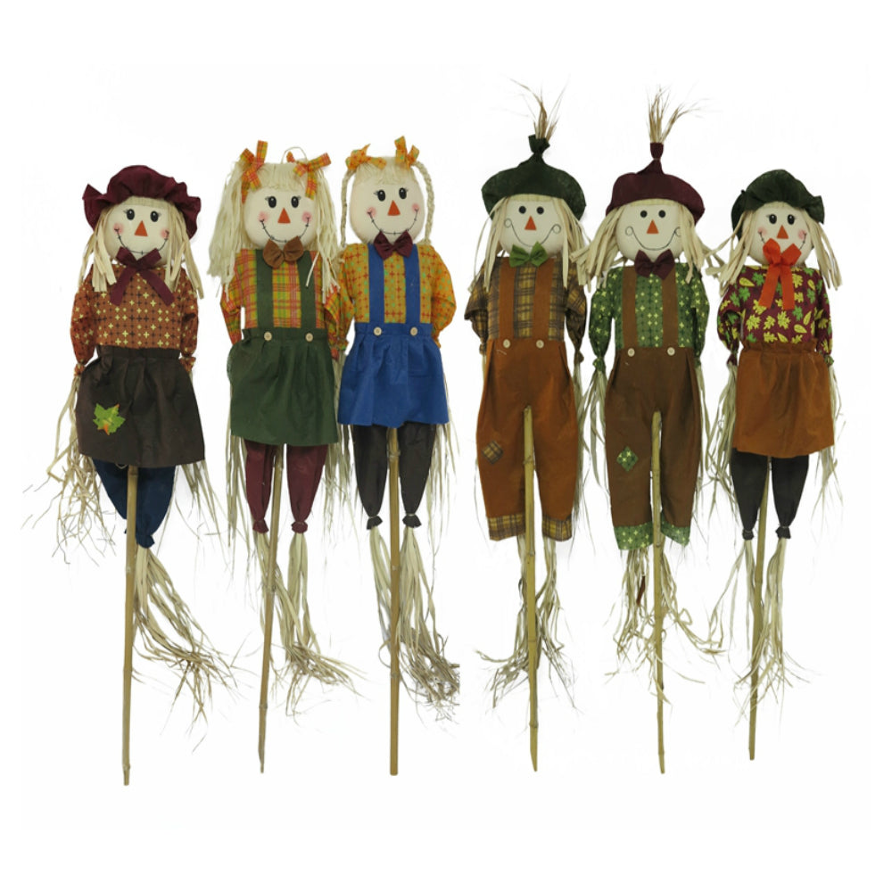 Santas Forest 66460 Scarecrow on Pole, 60 ft