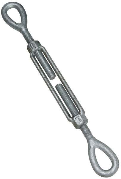 National Hardware N182-469 3270bc  Eye/Eye Turnbuckle, Galvanized, 5/8" x 6"