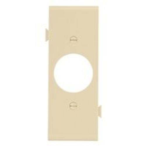 Cooper Wiring STC7V Snap-together Single Receptacle Centre Plate, Ivory