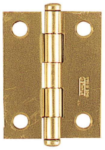 Stanley Mortise Cabinet Hinge, Brass Tone, 1.5"
