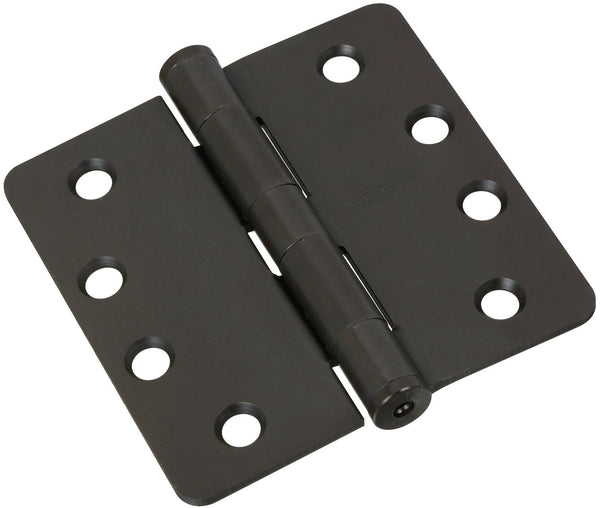 Stanley Hardware S820-787 Square Corner Door Hinge, Oil Rubbed Bronze