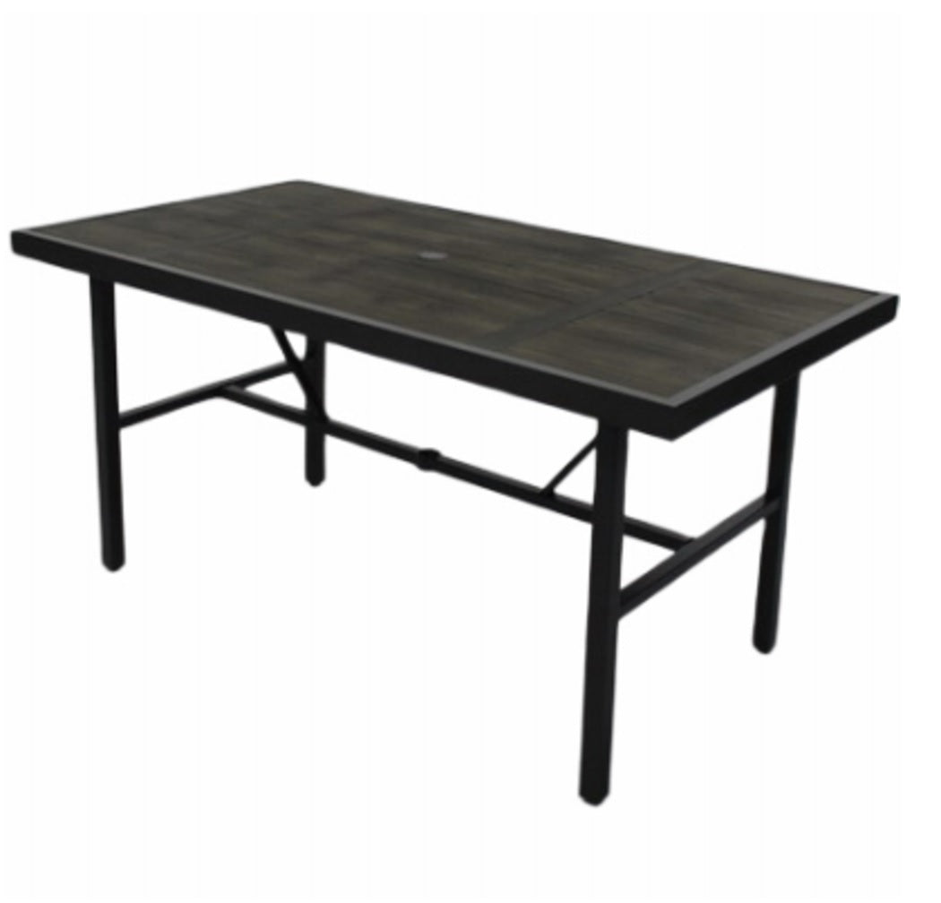 Four Seasons Courtyard BLT01829H60 Nantucket Steel CFT Top Dining Table