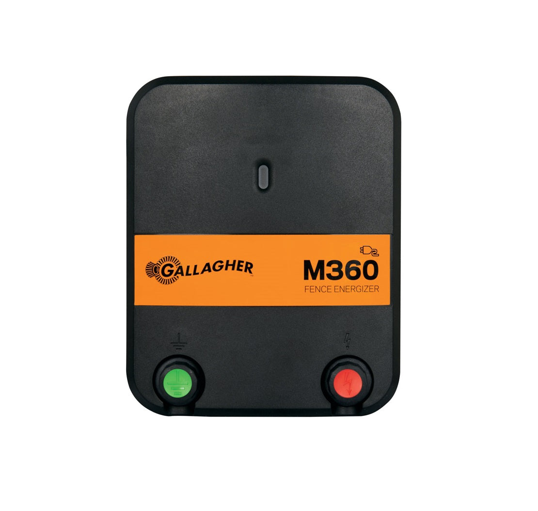 Gallagher G323504 Electric Fence Energizer M360, 3.6 Joule, 19 Miles/250 Acres