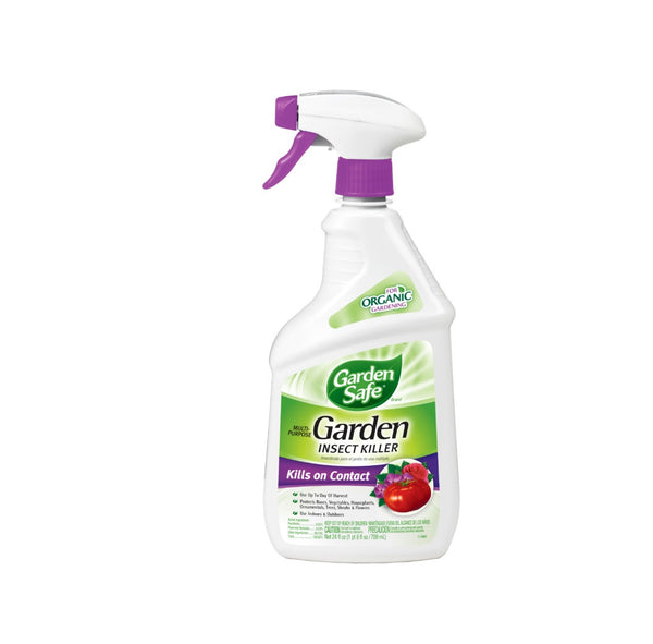 Garden Safe HG-93078 Multi-Purpose Garden Insect Killer, RTU, 24 Oz