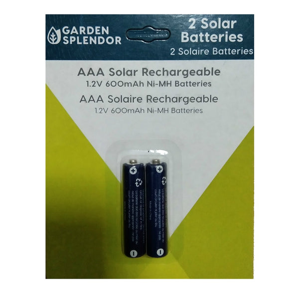 Garden Splendor 830-1903 Solar Rechargeable Battery, 600 Mah