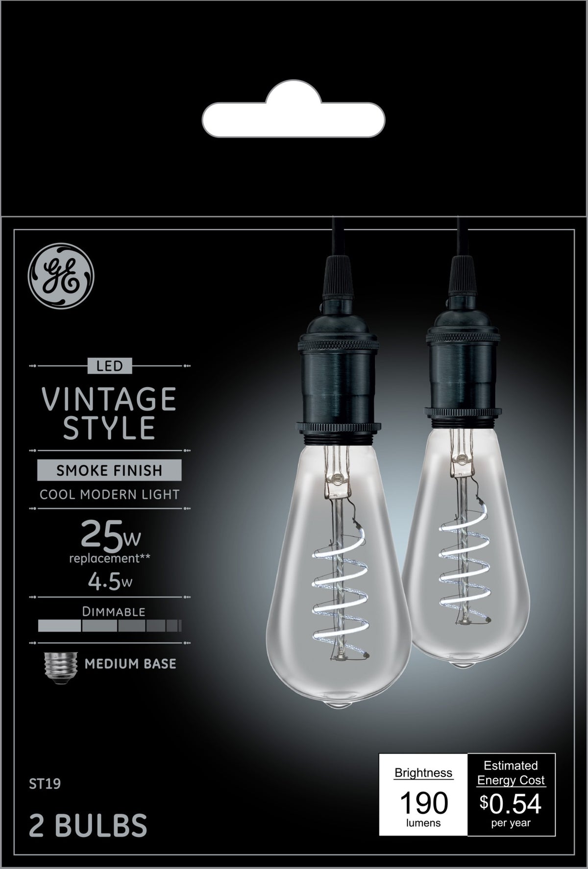 GE 93123799 Vintage LED Bulb, 4 Watts