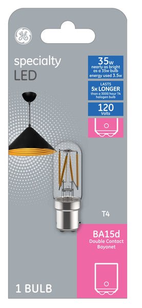 GE 93129023 T4 LED Halogen Light Bulb, 3 Watts