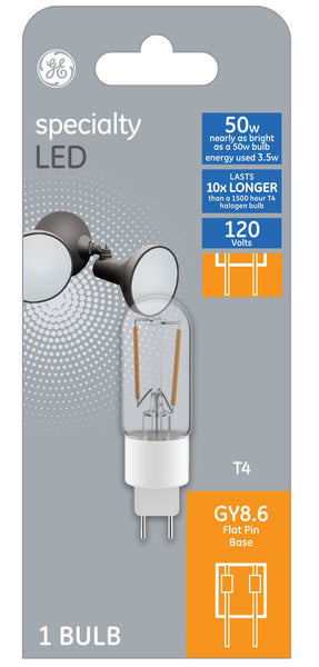 GE 93129029 T4 LED Halogen Light Bulb, 3 Watts